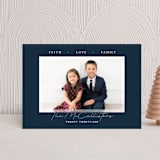 "Faith Love Family Border" - Holiday Cards in Twilight by Rebecca Rueth - Front