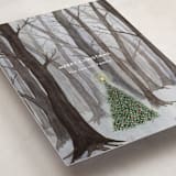 "Silent Night Woods" - Holiday Cards in Winter by Karina Racz - Detail