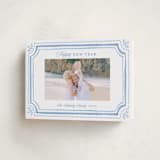 "Fine Frame" - Holiday Cards in Blue Jay by Melanie Kosuge - Folded Card
