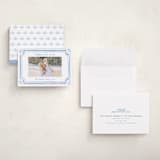 "Fine Frame" - Holiday Cards in Blue Jay by Melanie Kosuge - Assembled