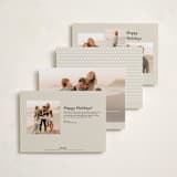 "very merry little Christmas" - Holiday Cards in Snowfall by Leah Ragain - Back of Card Options