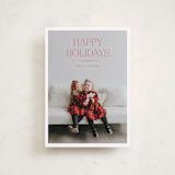 "Red Letter Christmas" - Holiday Cards in Peppermint by Stephanie Hawkes - Front
