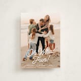 "what fun!" - Holiday Cards in Snow by Susan Asbill - Front