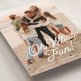 "what fun!" - Holiday Cards in Snow by Susan Asbill - Detail