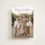 "Christmas script" - Holiday Cards in Cardinal by Sara Hicks Malone - Front