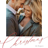 "Scripted Greeting" - Holiday Cards in Holly by Kasia Labocki - Detail