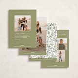 "Joyful Expression" - Holiday Cards in Snow by Leia Matt - Back of Card Options