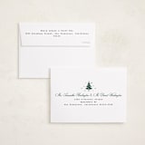 "jagged edge" - Holiday Cards in Pudding by Cass Loh - FREE Recipient Addressing