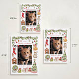 "Meowy Christmas" - Holiday Cards in Pine by Sarah Knight - Formats Available