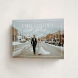 "Marry Christmas" - Holiday Cards in Snowmelt by Keen Peachy - Folded Card