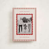 "Wavy Edge" - Holiday Cards in Eggnog by Kelly Schmidt - Front