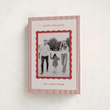 "Wavy Edge" - Holiday Cards in Eggnog by Kelly Schmidt - Folded Card