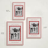 "Wavy Edge" - Holiday Cards in Eggnog by Kelly Schmidt - Formats Available