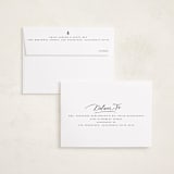 "Evoke" - Holiday Cards in Snow by Everett Paper Goods - FREE Recipient Addressing