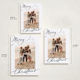 "Evoke" - Holiday Cards in Snow by Everett Paper Goods - Formats Available