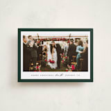 "Colored Edge" - Holiday Cards in Hunter by Jennifer Postorino - Front