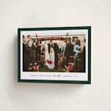 "Colored Edge" - Holiday Cards in Hunter by Jennifer Postorino - Folded Card