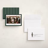 "Colored Edge" - Holiday Cards in Hunter by Jennifer Postorino - Assembled