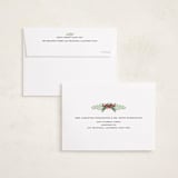 "traditional christmas" - Holiday Cards in Holly by Angel Walker - FREE Recipient Addressing