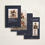 "Christmas Classic" - Holiday Cards in Navigation by Design Lotus - Back of Card Options