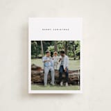"Haute Holidays" - Holiday Cards in Tuxedo by Lottie Aldarwish - Front