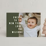"Bold & Merry" - Holiday Cards in Pine by Jula Paper Co. - Front