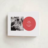 "Reindeer" - Holiday Cards in Berry by Annie Clark - Folded Card