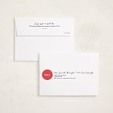 "Reindeer" - Holiday Cards in Berry by Annie Clark - FREE Recipient Addressing