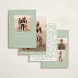 "Juniper" - Holiday Cards in Starlight by Jennifer Wick - Back of Card Options