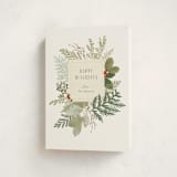 "Juniper" - Holiday Cards in Starlight by Jennifer Wick - Folded Card