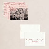 "overlaid" - Holiday Cards in Crimson by Lindsay Stetson Thompson - Assembled