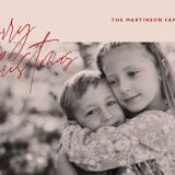 "overlaid" - Holiday Cards in Crimson by Lindsay Stetson Thompson - Detail