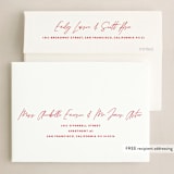 "overlaid" - Holiday Cards in Crimson by Lindsay Stetson Thompson - FREE Recipient Addressing