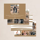 "Side Note" - Holiday Cards in Cloud by Ashlee Townsend - Back of Card Options
