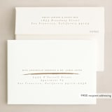 "Side Note" - Holiday Cards in Cloud by Ashlee Townsend - FREE Recipient Addressing