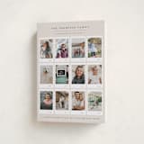 "Memory Album" - Holiday Cards in Ecru by Meggy Masters - Folded Card