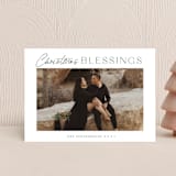 "In abundance" - Holiday Cards in Evergreen by Stacey Meacham - Front