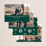 "In abundance" - Holiday Cards in Evergreen by Stacey Meacham - Back of Card Options