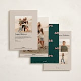 "merry christmas tree" - Holiday Cards in Winter Rose by Lori Wemple - Back of Card Options