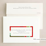 "abstract plaid" - Holiday Cards in Festive by Rebecca Durflinger - FREE Recipient Addressing