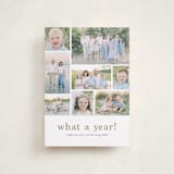 "At a glance" - Holiday Cards in Cashew by Stacey Meacham - Front