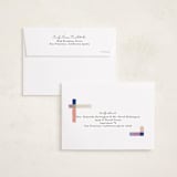 "Knitted Plaid" - Holiday Cards in Sugar Plum by Carrie ONeal - FREE Recipient Addressing