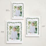 "Pine Garland" - Holiday Cards in Winterberry by Susan Moyal - Formats Available