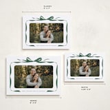 "Bow" - Holiday Cards in Evergreen by Olivia Kanaley Inman - Formats Available