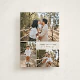 "Modern Simple" - Holiday Cards in Cookie Dough by Brianne Larsen - Front