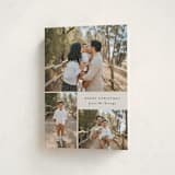 "Modern Simple" - Holiday Cards in Cookie Dough by Brianne Larsen - Folded Card