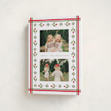 "Little Floral Border" - Holiday Cards in Christmas Classic by Elsa Duncan - Folded Card