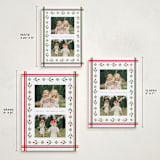 "Little Floral Border" - Holiday Cards in Christmas Classic by Elsa Duncan - Formats Available
