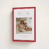 "New Happy Place" - Holiday Cards in Poinsettia by Amy Kross - Folded Card