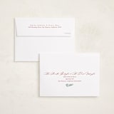 "New Happy Place" - Holiday Cards in Poinsettia by Amy Kross - FREE Recipient Addressing